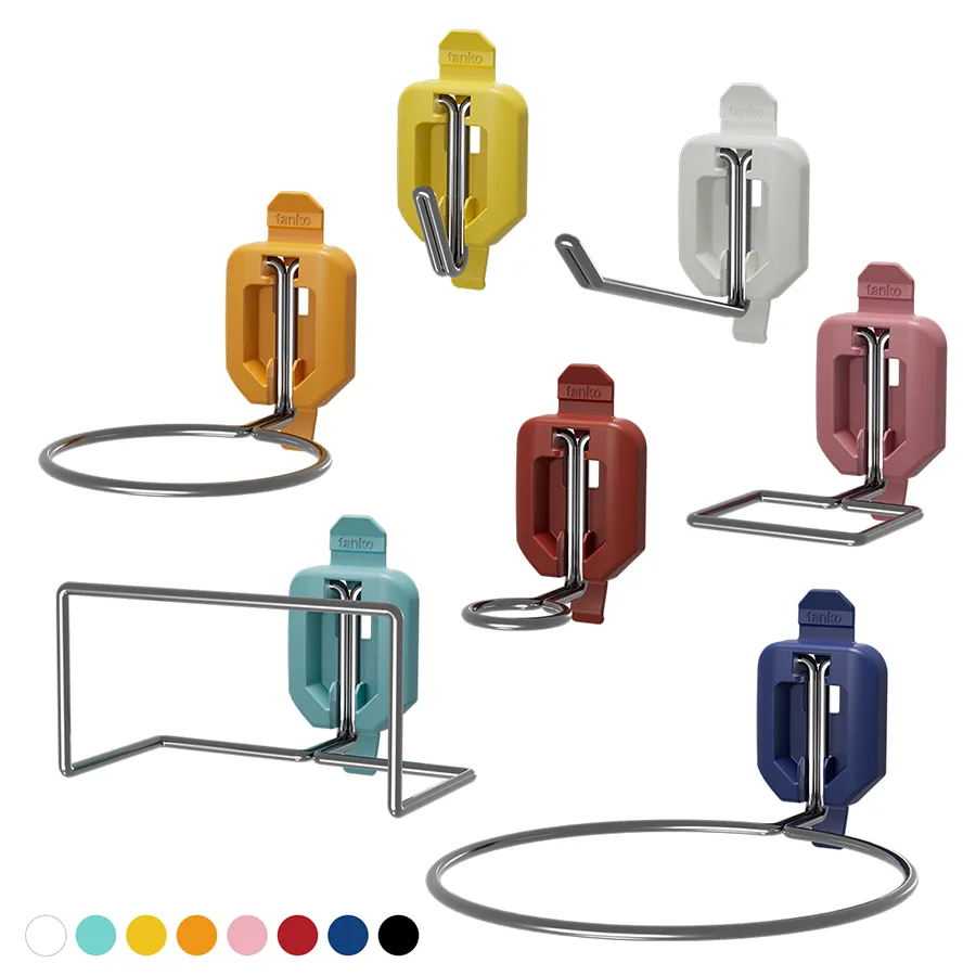 天鋼繽紛掛鉤有七款樣式8種顏色可選擇