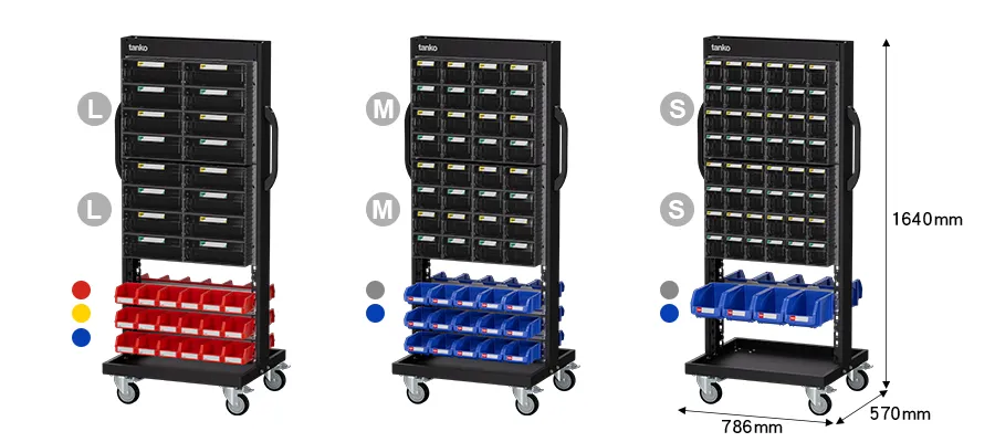 EKC上手盒整理車-置物款零件盒