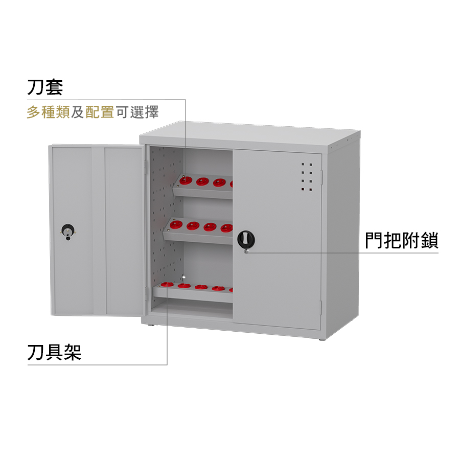 天鋼加門刀具櫃矮櫃所有配置介紹 天鋼加門刀具櫃矮櫃所有配置介紹
