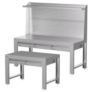 不銹鋼工作桌-抽屜款